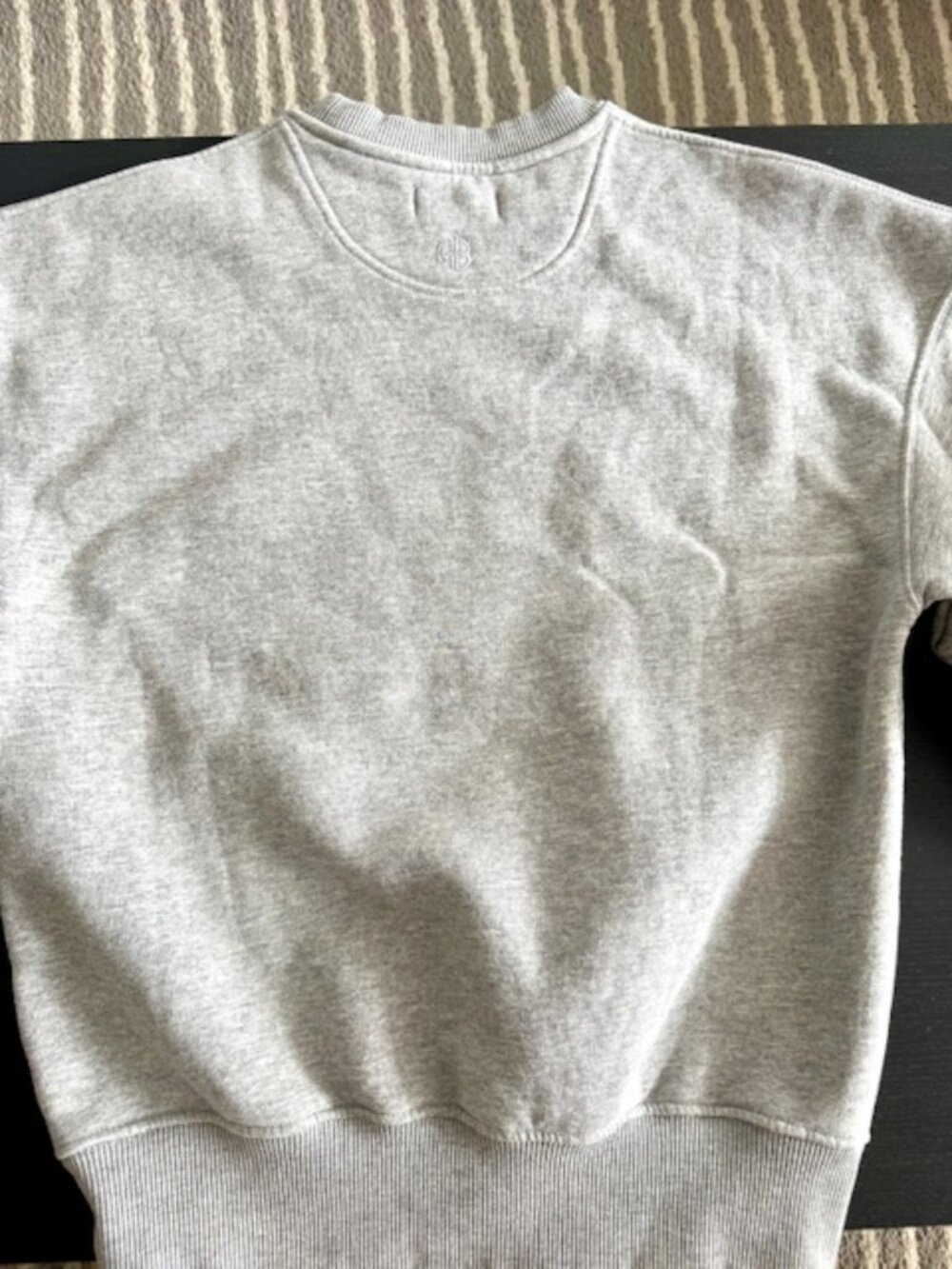 ANINE BING LT. GREY SWEATSHIRT- XS (Pristine Like-New Condition) - Picture 8 of 11